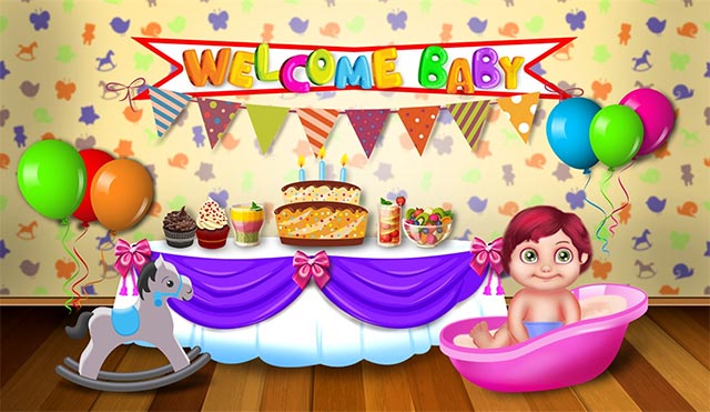 Cute Baby Nursery & Baby Sitting Care mô phỏng chăm sóc em bé đáng yêu