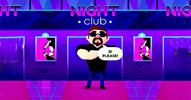 Vào vai một nhân viên an ninh tại hộp đêm trong game vui ID Please