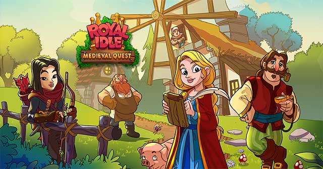 Royal Idle: Medieval Quest là game xây dựng lấy bối cảnh thời Trung Cổ