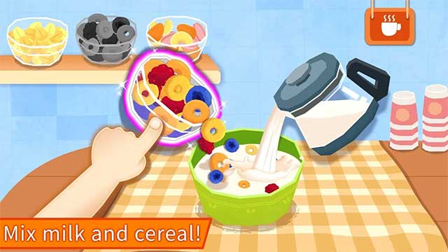 Trộn sữa với ngũ cốc để tạo thành một món ăn bổ dưỡng