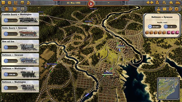 Cạnh tranh với các đối thủ mạnh trong Railway Empire PC
