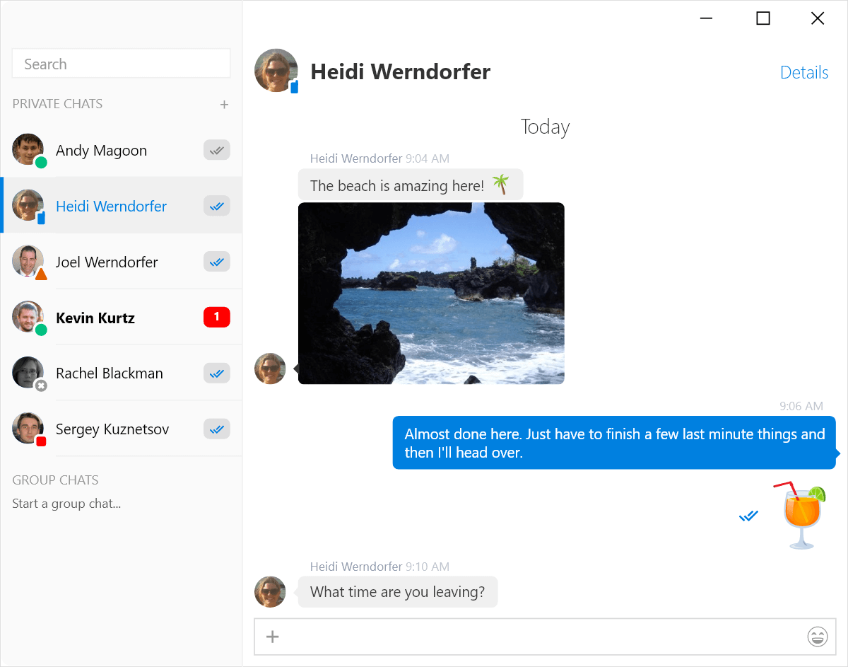 Cửa sổ chat Trillian