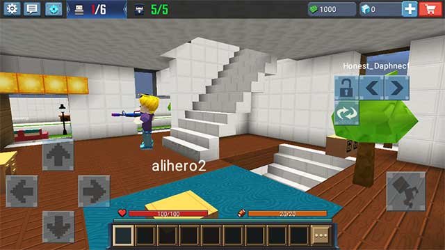Cơ chế chuyển động trong Hide And Seek rất giống với game sandbox Minecraft