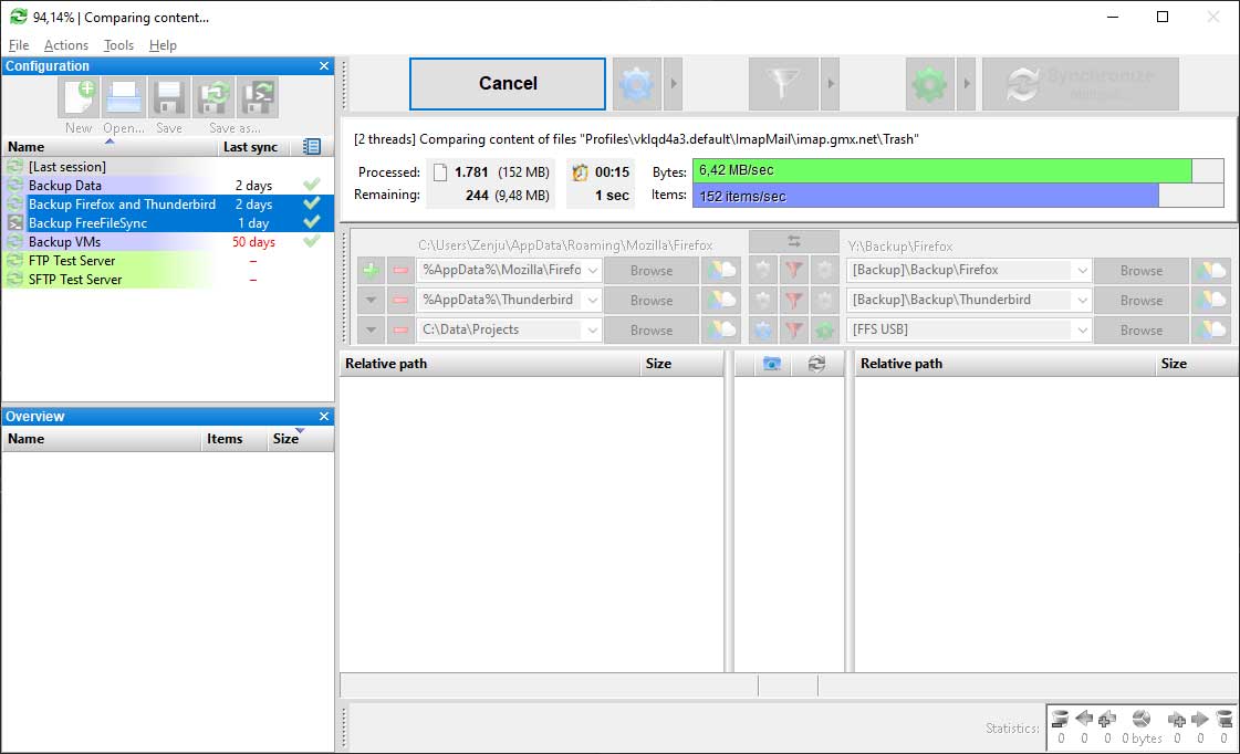 So sánh file dễ dàng trên FreeFileSync 