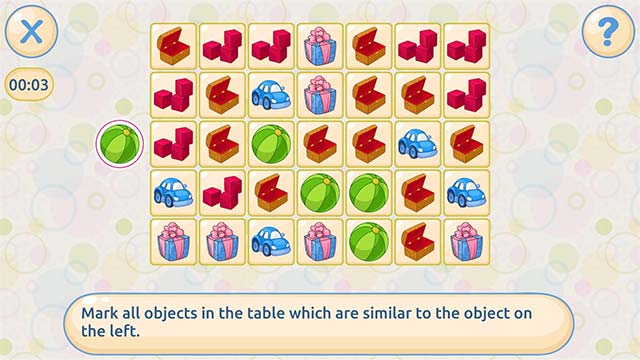 Chơi các mini-game luyện khả năng ghi nhớ, tập trung