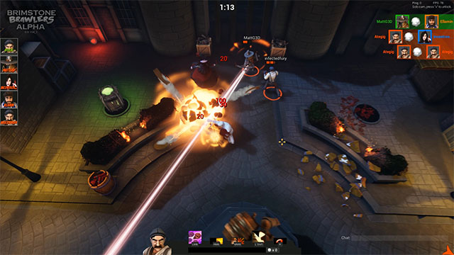 Lối chơi đậm chất hành động với nhịp độ nhanh của Brimstone Brawlers PC