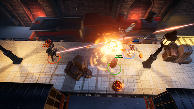Kết hợp sức mạnh tổ đội trong cuộc chiến Brimstone Brawlers