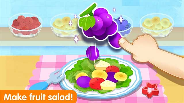 Hãy chọn loại trái cây mình thích để làm salad nhé