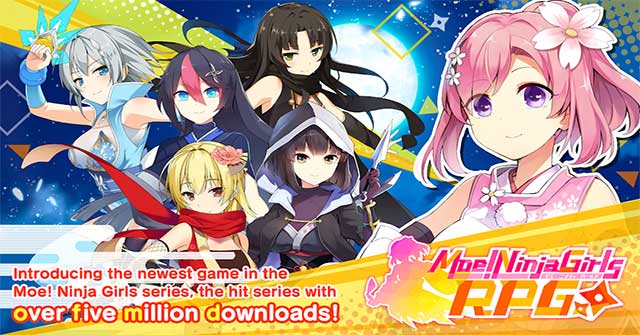 Moe! Ninja Girls RPG for Android là game kể chuyện trực quan phong cách Anime