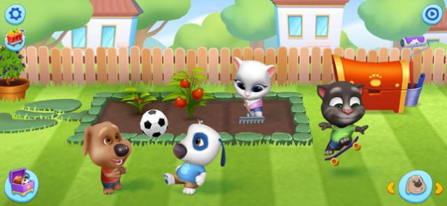 Chơi bóng thật vui hoặc trồng rau với Angela nhé!