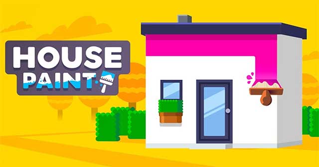 House Paint for Android là game trí tuệ chủ đề sơn nhà vui nhộn