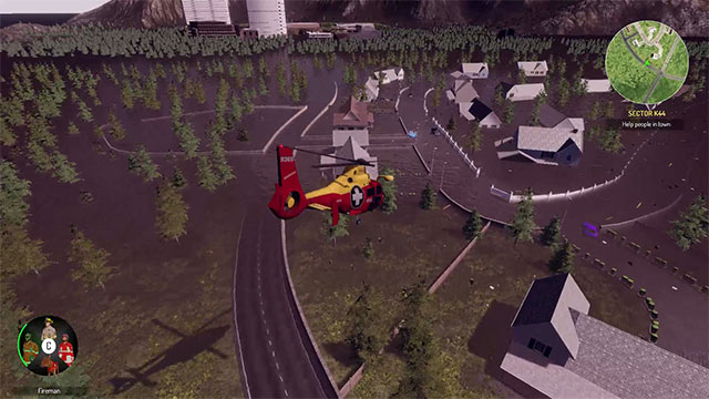 Giải cứu những người dân sống trong vùng lũ lụt 