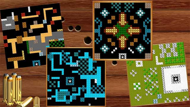 Khám phá và chiến đấu trên 280 bản đồ đa dạng của game Tank Battle 