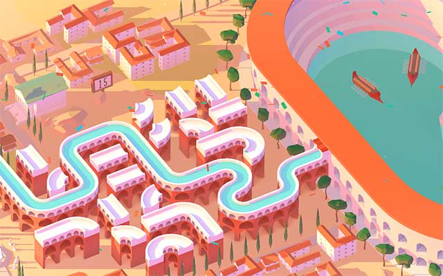 Xoay các đoạn ống dẫn nước để kết nối chúng một cách liền mạch