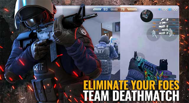 Critical Ops: Reloaded giữ lại hầu hết mọi mode như Gun Game và Deathmatch