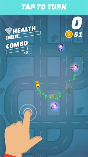 Police Pursuit có lối chơi đơn giản nhưng gây nghiện