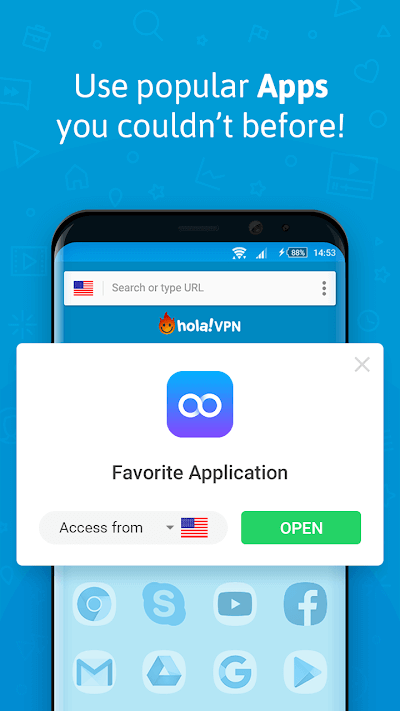 Hola Free VPN cho Android