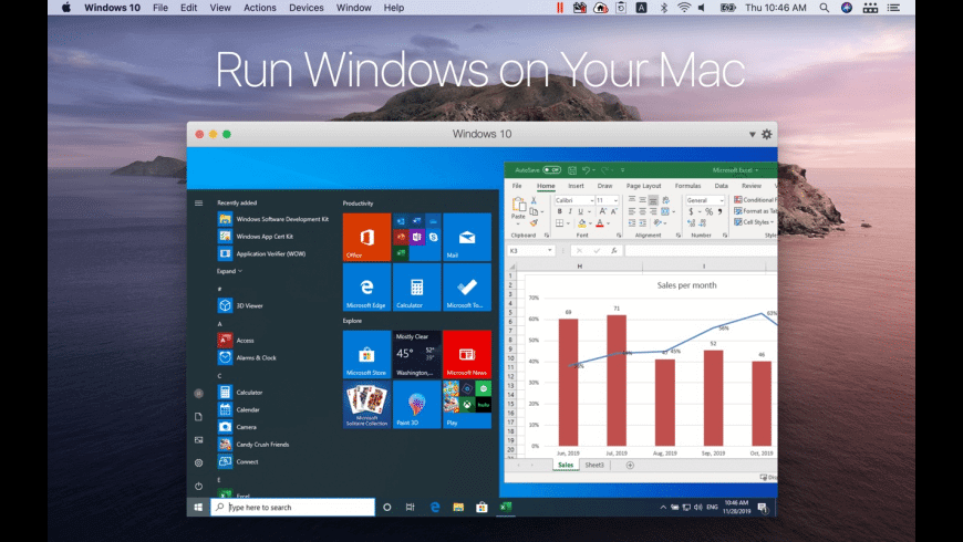 Chạy Windows 10 trên Mac dễ dàng cùng Parallels Desktop 15.1.4 cho Mac