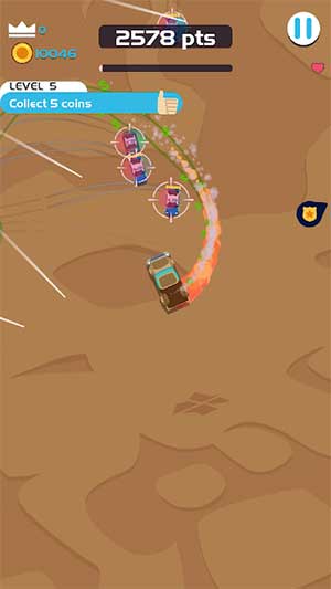 Cố gắng tránh bị cảnh sát bắt được