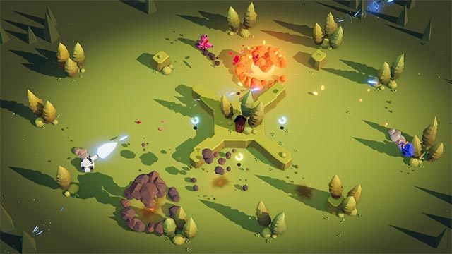 Chinh phục hàng loạt đấu trường nguy hiểm, sinh tử của TANKNAROK game