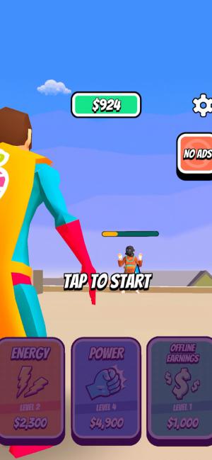 Nhập vai siêu nhân và đánh bại kẻ ác trong game Hero Strike 3D