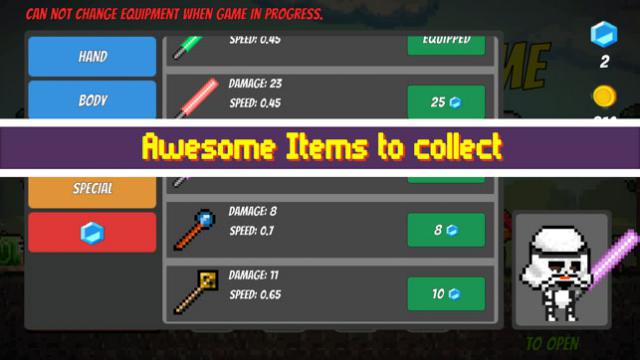 Rất nhiều item để người chơi thu thập