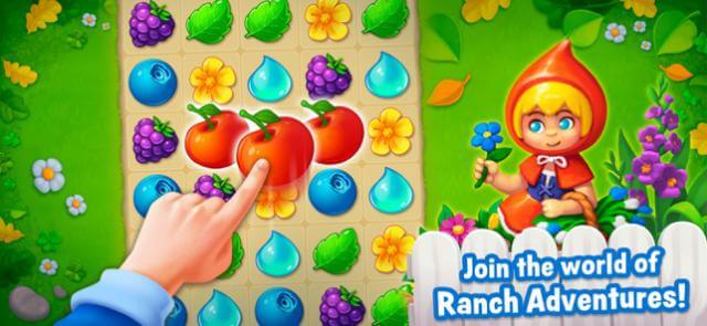 Bạn trở thành người làm vườn trong game match-3 mới Ranch Adventures