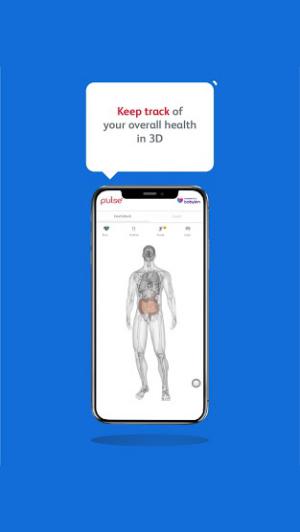 Pulse thể hiện sức khỏe của bạn dưới dạng hình ảnh 3D trực quan, sinh động