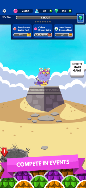 Hoàn thành các sự kiện trong game