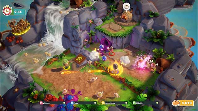 Game có hơn 50 màn chơi Co-op, bao gồm các level PvP và Team vs Team