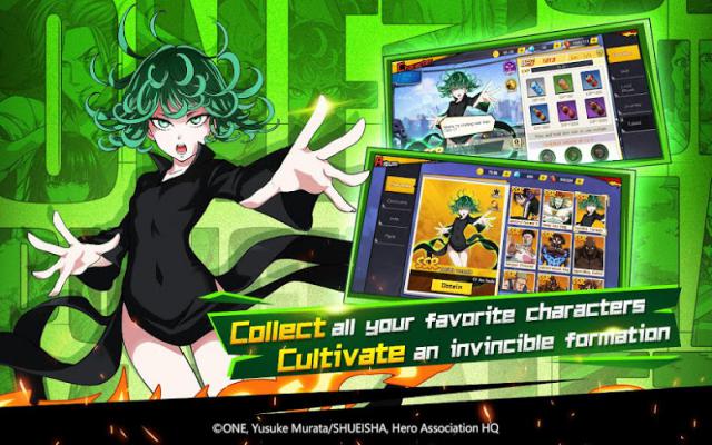 Thu thập các nhân vật yêu thích trong One Punch Man và thành lập đội mạnh nhất