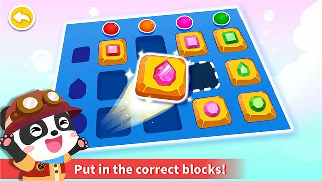 Vượt qua mọi thử thách bằng kiến thức toán học của bé trong Little Panda's Math Block