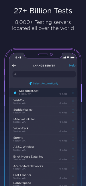 SpeedTest cho iOS