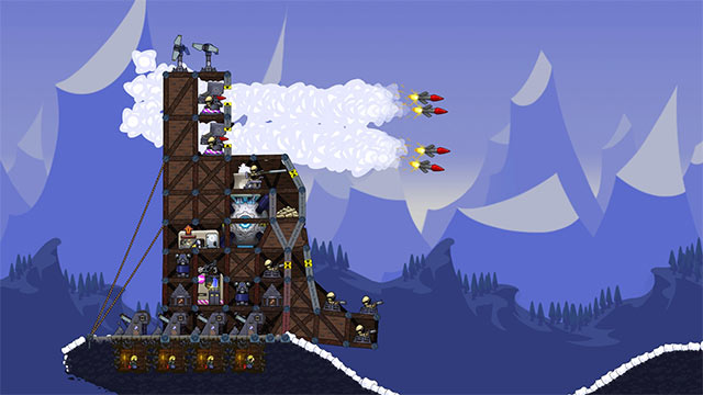 Xây dựng căn cứ kiên cố trong game Forts