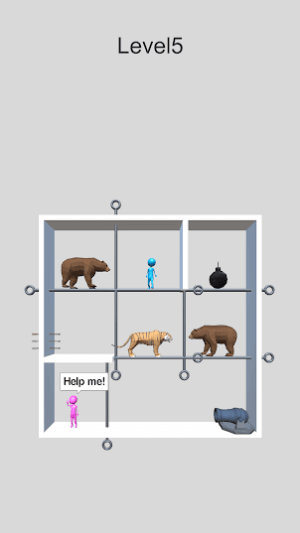 Rất nhiều thú dữ, cạm bẫy ngăn cách 2 người