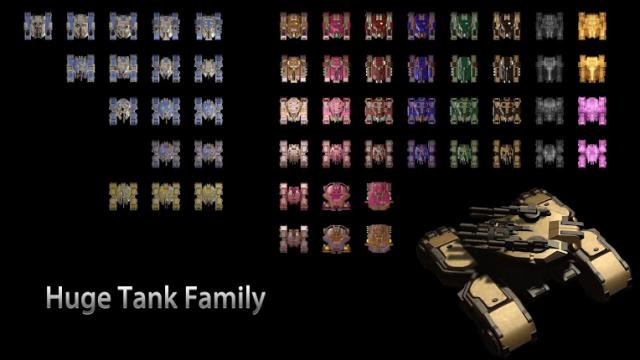 Infinity Tank Battle có một kho xe tăng đồ sộ cho bạn lựa chọn chiến đấu