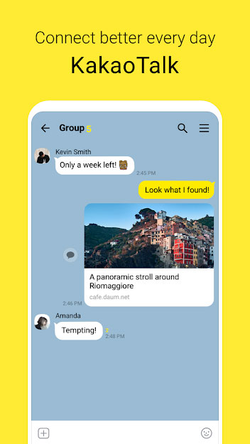 KakaoTalk là ứng dụng chat miễn phí