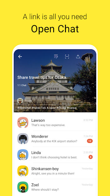 Tương tác nhiều hơn trong Open Chat