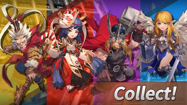 Thu thập các anh hùng lịch sử và thần thoại để chiến đấu với bạn trong game WITH HEROES