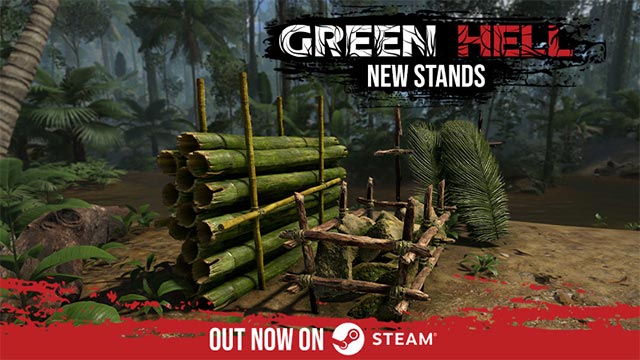 Green Hell bổ sung nhiều loại giá đỡ mới và sửa lỗi