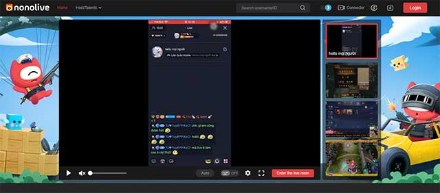 Nonolive là trang web livestream game phổ biến với lượng người dùng lớn