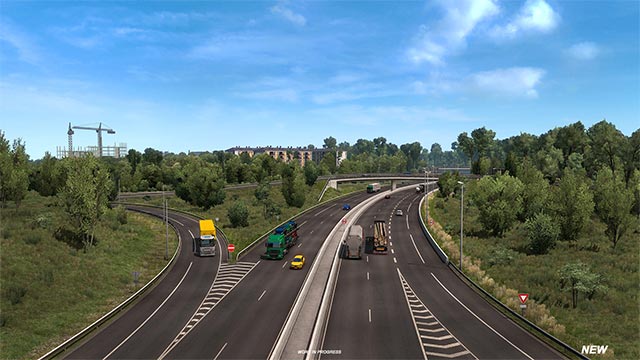 Chinh phục thách thức trên 3 tuyến đường mới trong ETS2 game