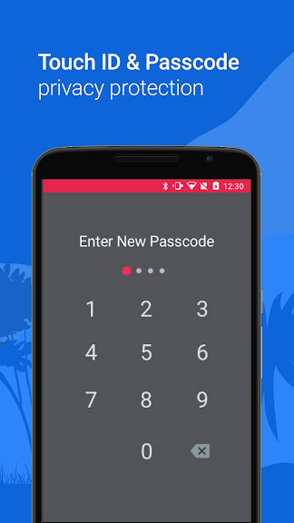 Sử dụng mật khẩu để bảo mật dữ liệu trên Kode Browser
