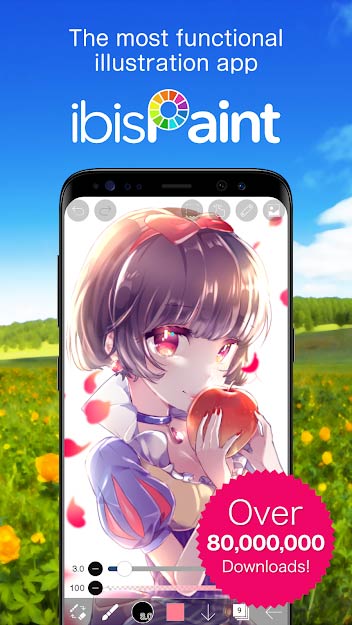 ibis Paint X là app vẽ tranh, vẽ chibi miễn phí