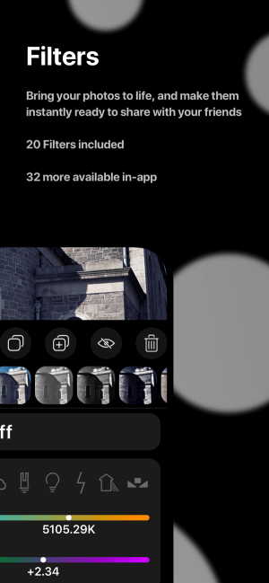 Vô số bộ lọc cho bạn áp dụng