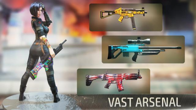 Battle Forces sở hữu một kho vũ khí phong phú