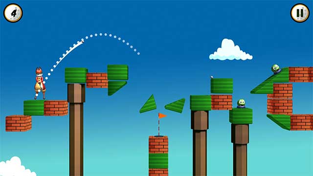 Độ khó của game sẽ tăng dần theo từng màn chơi