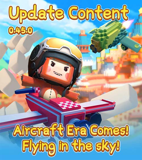 Cập nhật Mini World Block Art 0.45.0 với phi cơ, skin, avatar mùa hè mới