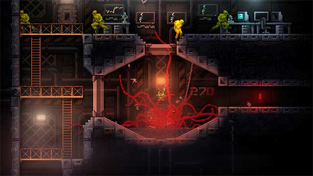 Vào vai một sinh vật quái dị tìm lối thoát trong game kinh dị Carrion