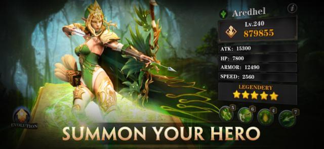 Triệu hồi các anh hùng để cùng bạn chiến đấu trong game Idle Arena: Evolution Legends
